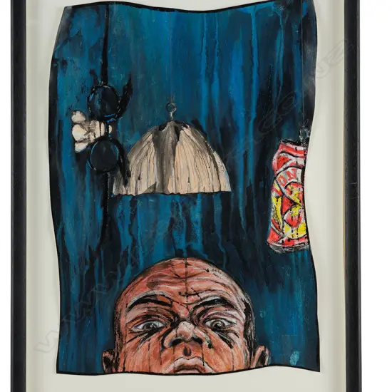 Andy Leleisi’uao (1969-) 'Smiling through the visage',